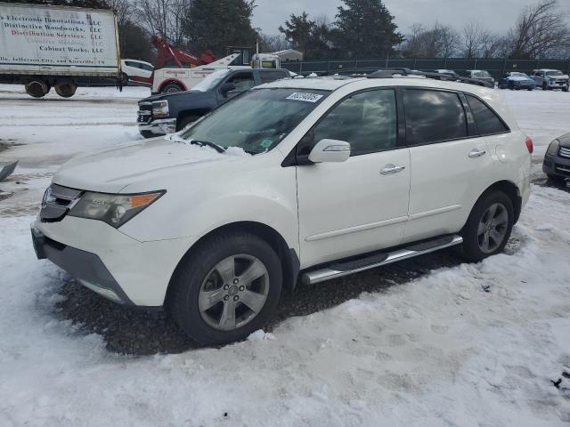 ACURA MDX SPORT 2007 white  gas 2HNYD28837H552332 photo #1