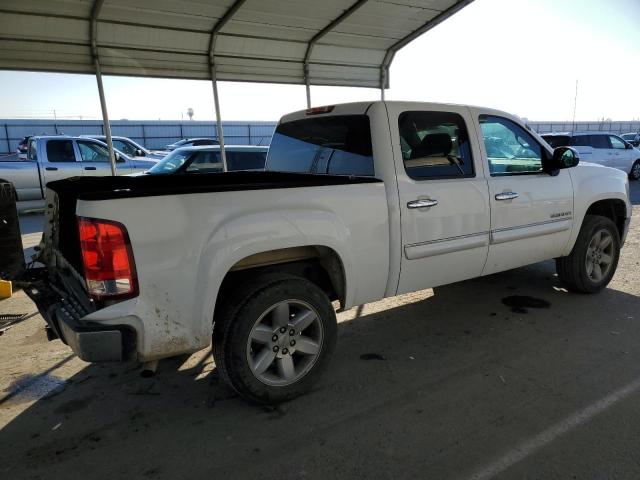 GMC SIERRA C15 2013 white crew pic flexible fuel 3GTP1VE0XDG179506 photo #4