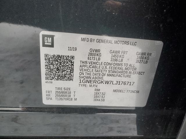 2020 CHEVROLET TRAVERSE L - 1GNERGKW7LJ176717