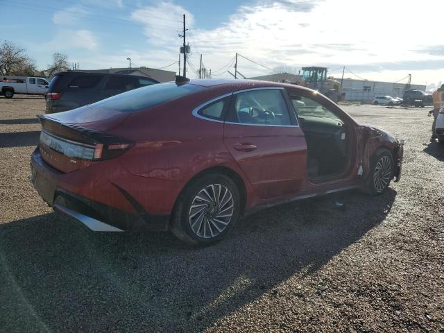 HYUNDAI SONATA HYB 2024 red  hybrid engine KMHL34JJ5RA096195 photo #4