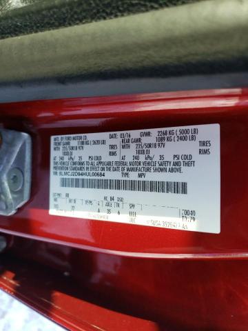 2017 LINCOLN MKC SELECT 5LMCJ2D94HUL00684