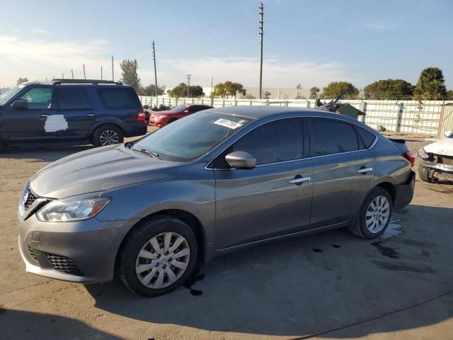 NISSAN SENTRA S 2017 gray  gas 3N1AB7AP0HY253410 photo #1