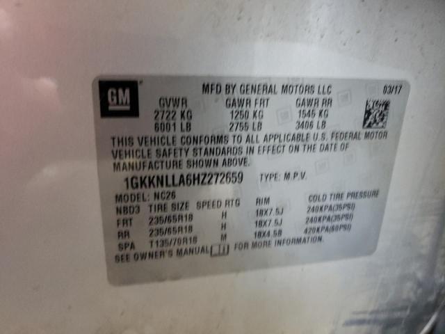 2017 GMC ACADIA SLE - 1GKKNLLA6HZ272659