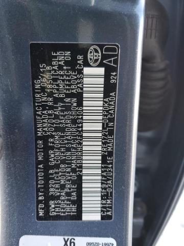 2015 TOYOTA COROLLA L - 2T1BURHE2FC449406