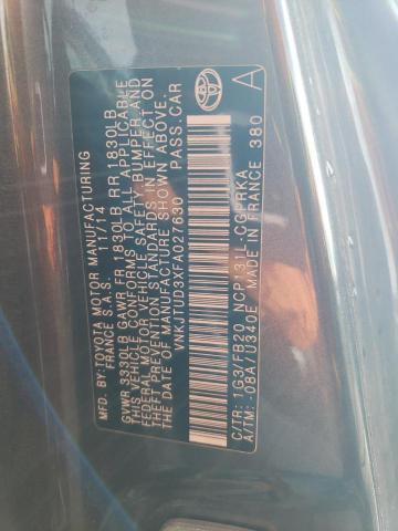 2015 TOYOTA YARIS - VNKJTUD3XFA027630