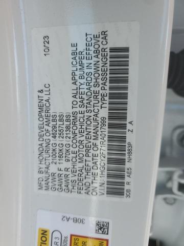 2024 HONDA ACCORD HYB - 1HGCY2F71RA017999
