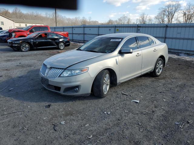 LINCOLN MKS 2009 silver  gas 1LNHM93R09G616495 photo #1