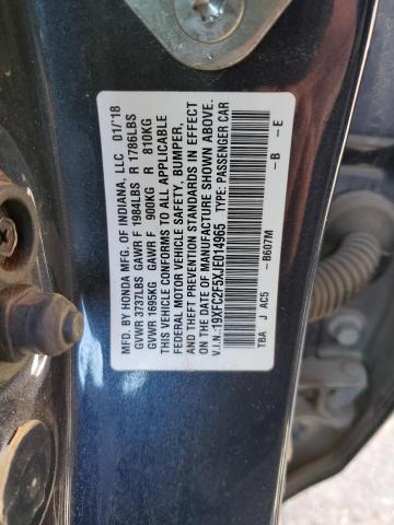 2018 HONDA CIVIC LX - 19XFC2F5XJE014965