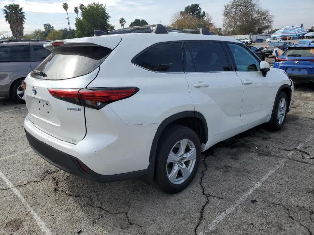 TOYOTA HIGHLANDER 2022 white  hybrid engine 5TDBBRCH6NS551272 photo #4