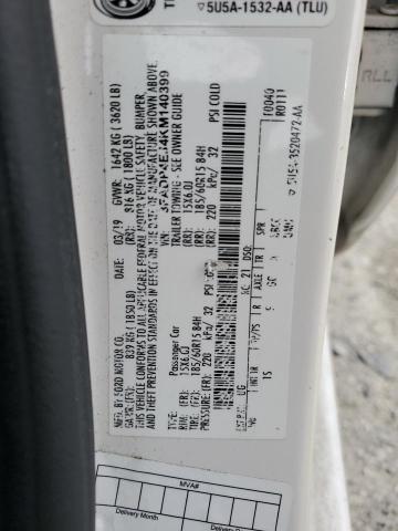 2019 FORD FIESTA SE - 3FADP4EJ4KM140399