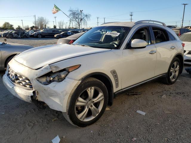 INFINITI FX35 2009 white  gas JNRAS18U59M100712 photo #1