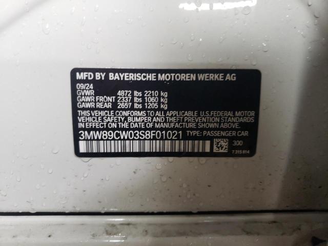 2025 BMW 330XI 3MW89CW03S8F01021