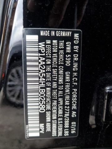 2017 PORSCHE MACAN WP1AA2A54HLB02580