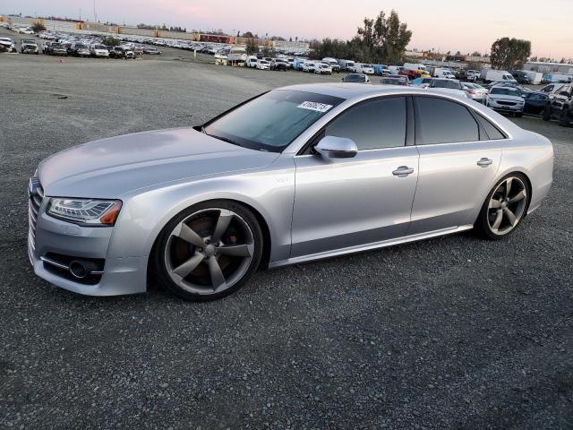 AUDI S8 QUATTRO 2015 silver  gas WAUK2AFD6FN011936 photo #1