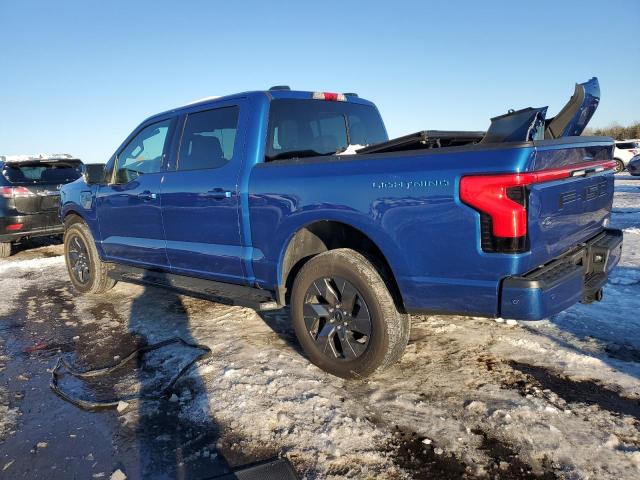 FORD F150 LIGHT 2022 blue  electric 1FT6W1EV4NWG13438 photo #3