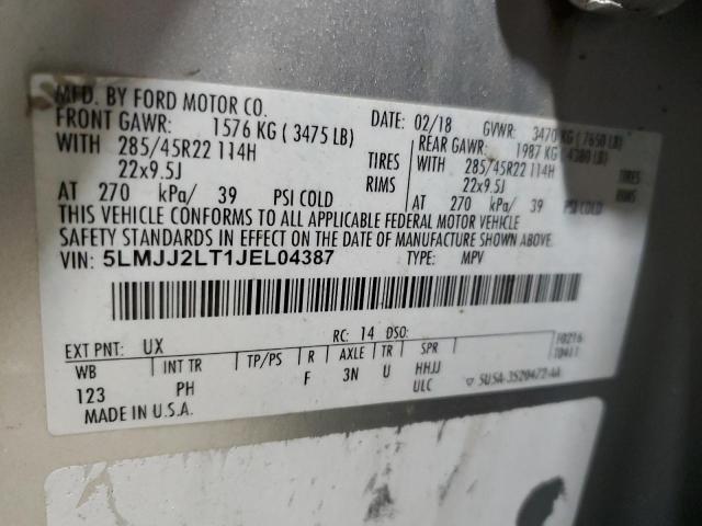 2018 LINCOLN NAVIGATOR 5LMJJ2LT1JEL04387