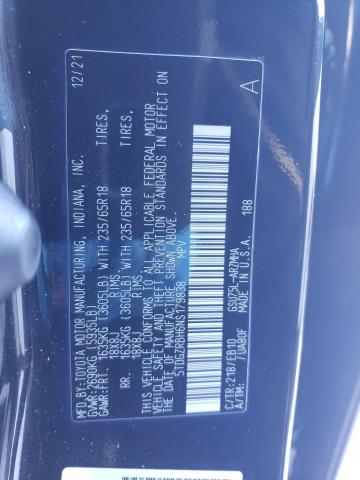 2022 TOYOTA HIGHLANDER - 5TDGZRBH6NS179838
