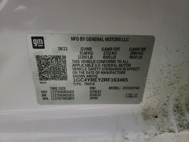 2024 CHEVROLET SILVERADO - 1GC4YREY2RF163465