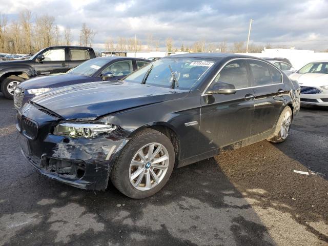 BMW 528 I 2014 black  gas WBA5A5C58ED512187 photo #1