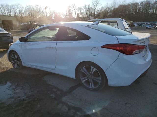 HYUNDAI ELANTRA CO 2013 white coupe gas KMHDH6AE1DU009579 photo #3