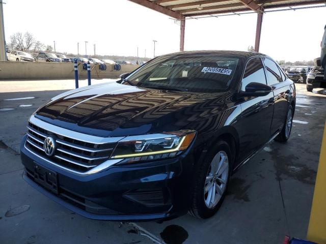 VOLKSWAGEN PASSAT S 2020 blue  gas 1VWAA7A33LC020472 photo #1