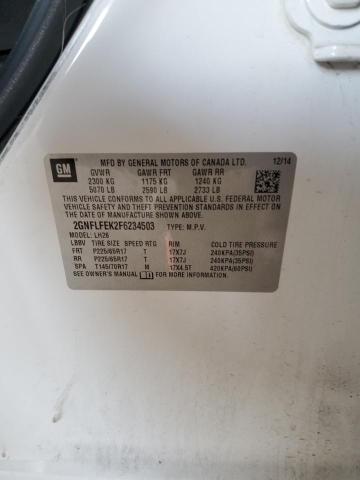 2015 CHEVROLET EQUINOX LT 2GNFLFEK2F6234503
