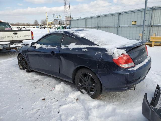 HYUNDAI TIBURON 2005 blue coupe gas KMHHM65D05U168710 photo #3
