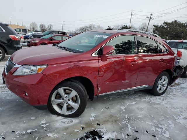 LEXUS RX 350 2010 red  gas 2T2BK1BA5AC064326 photo #1