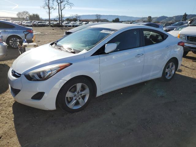 HYUNDAI ELANTRA GL 2013 white  gas 5NPDH4AEXDH453403 photo #1