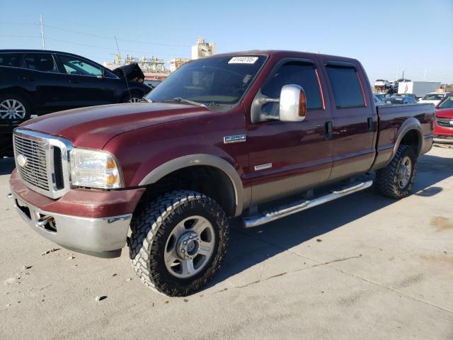 FORD F250 SUPER 2006 burgundy  diesel 1FTSW21P46EC49864 photo #1