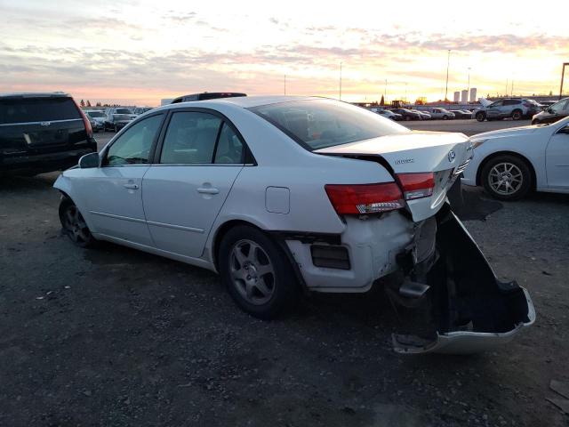 HYUNDAI SONATA GLS 2006 white  gas 5NPEU46F96H111560 photo #3