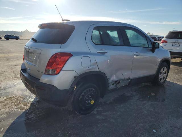 CHEVROLET TRAX LS 2015 silver  gas 3GNCJKSB9FL217795 photo #4