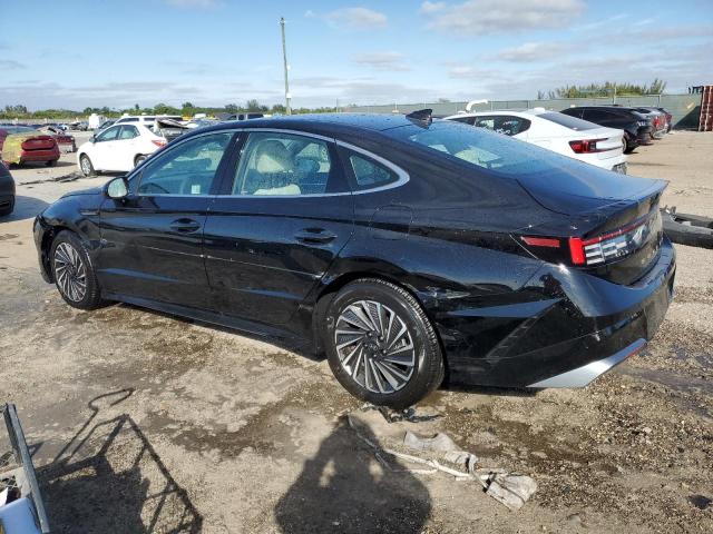 HYUNDAI SONATA HYB 2024 black  hybrid engine KMHL34JJ1RA097232 photo #3