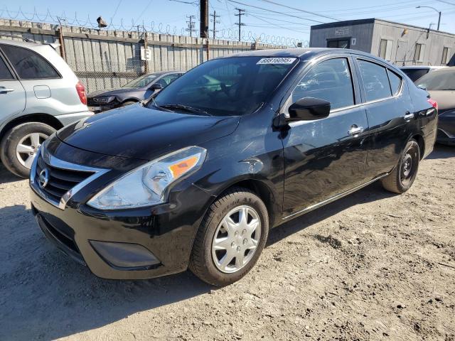 NISSAN VERSA S 2015 black sedan 4d gas 3N1CN7AP3FL905656 photo #1