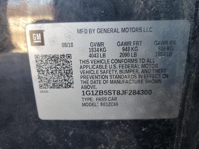 2018 CHEVROLET MALIBU LS - 1G1ZB5ST8JF284300
