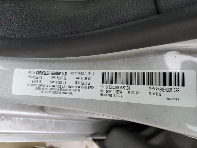 2015 CHRYSLER 200 C - 1C3CCCCB1FN607138