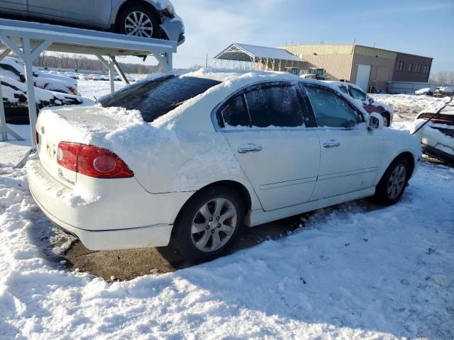 KIA OPTIMA LX 2008 white sedan 4d gas KNAGE124085221762 photo #4