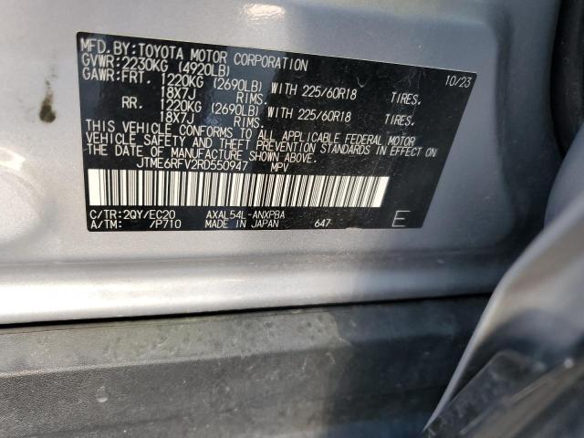 2024 TOYOTA RAV4 XSE - JTME6RFV2RD550947