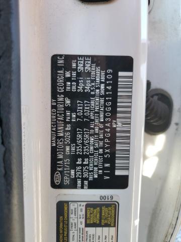 2016 KIA SORENTO LX - 5XYPG4A30GG114109