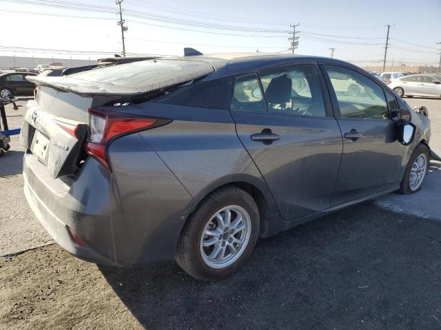 TOYOTA PRIUS 2019 gray  hybrid engine JTDKARFUXK3089095 photo #4