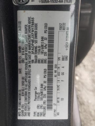 2015 FORD FIESTA SE - 3FADP4EJXFM178855