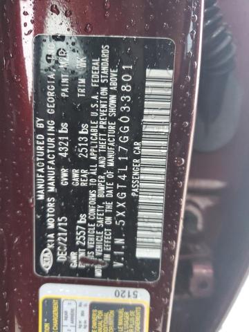 2016 KIA OPTIMA LX 5XXGT4L17GG033801
