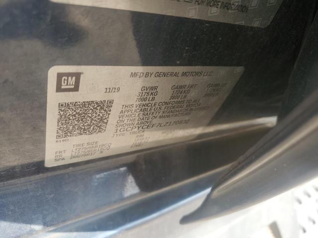 2020 CHEVROLET SILVERADO 1GCPYCEF7LZ170832