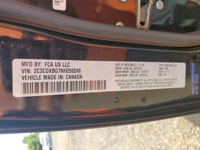 2022 DODGE CHARGER SX - 2C3CDXBG7NH250248