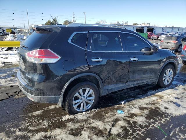 NISSAN ROGUE S 2016 black 4dr spor gas KNMAT2MV6GP598285 photo #4