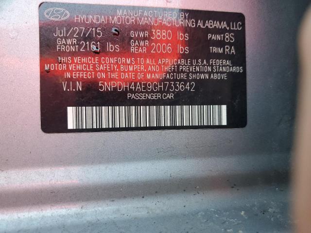 2016 HYUNDAI ELANTRA SE - 5NPDH4AE9GH733642