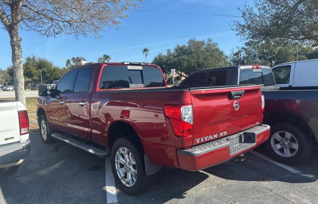 NISSAN TITAN XD S 2016 red crew pic diesel 1N6BA1F26GN512666 photo #4