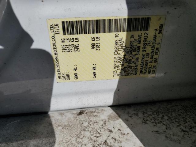 2017 NISSAN MAXIMA 3.5 - 1N4AA6APXHC398902