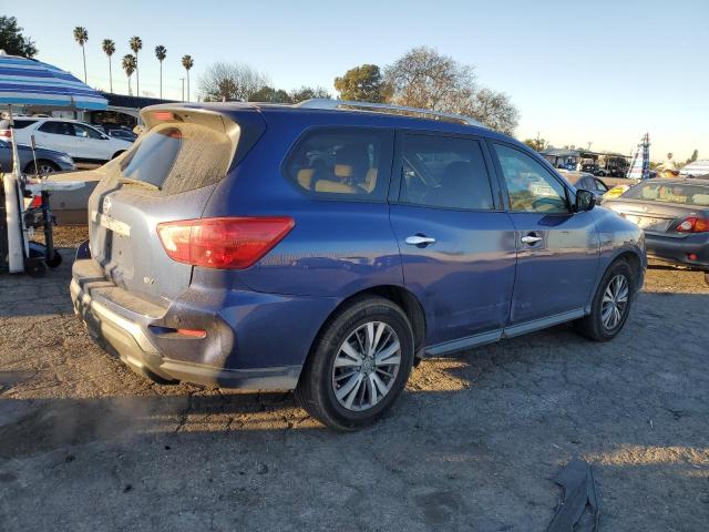 NISSAN PATHFINDER 2018 blue  gas 5N1DR2MN6JC606083 photo #4