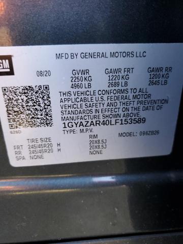 2020 CADILLAC XT4 LUXURY - 1GYAZAR40LF153589